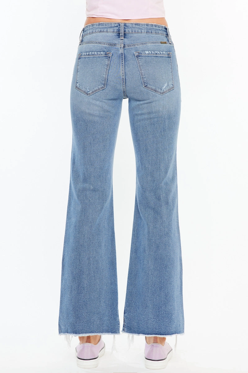 Gwen Essentials High Rise Wide Flare Jeans