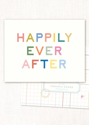 Happily Ever After Rainbow Card