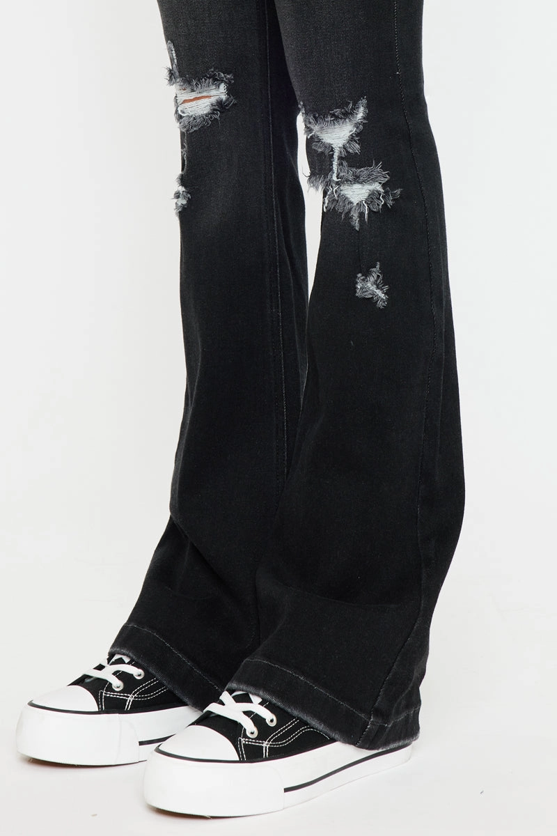 Harlo Mid Rise Flare Jeans