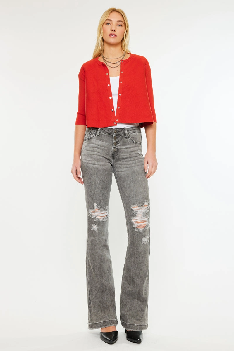 Harlo Mid Rise Flare Jeans