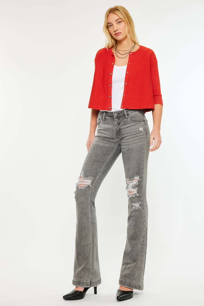 Harlo Mid Rise Flare Jeans