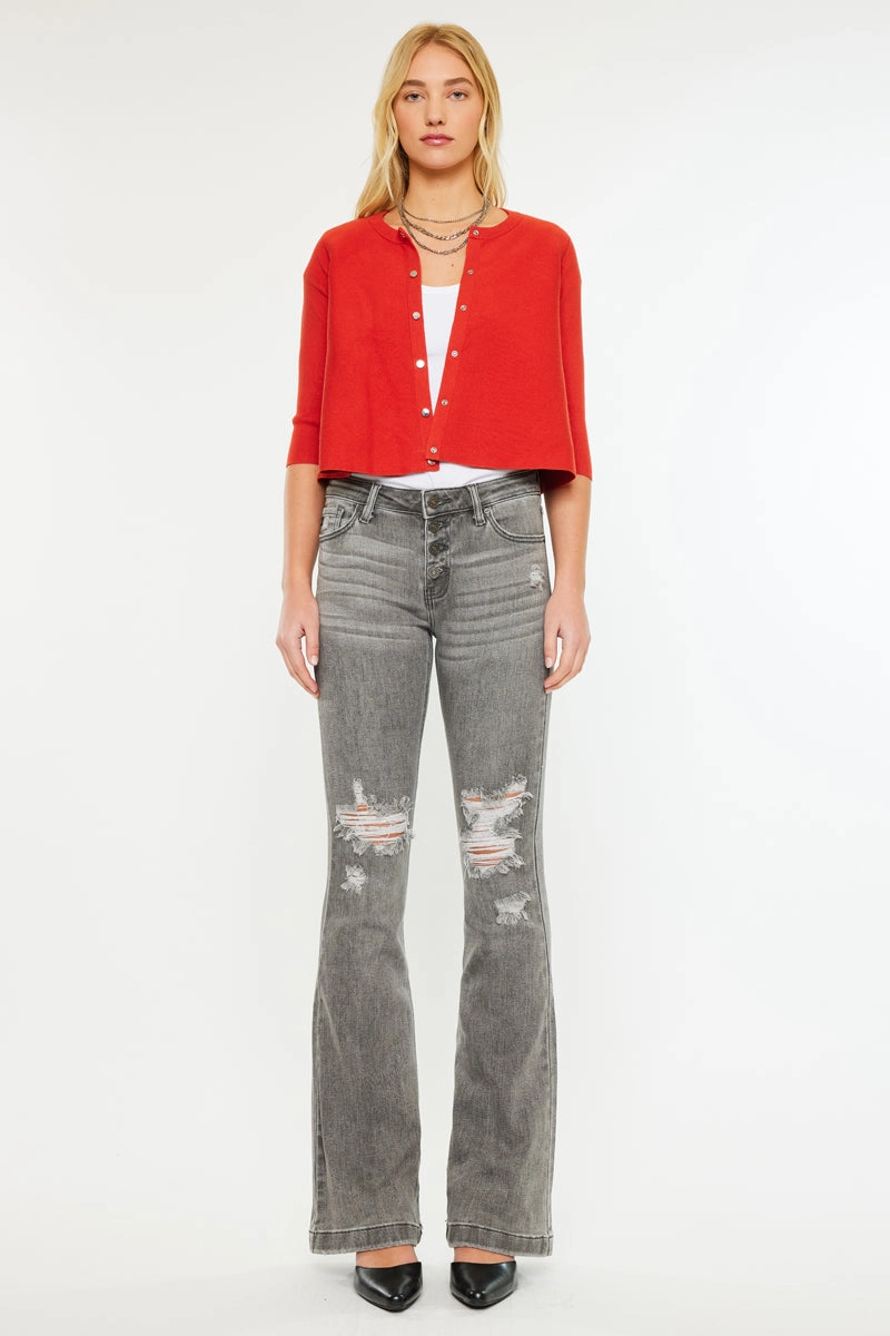 Harlo Mid Rise Flare Jeans