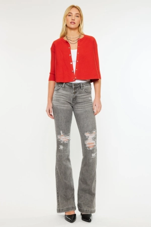 Harlo Mid Rise Flare Jeans
