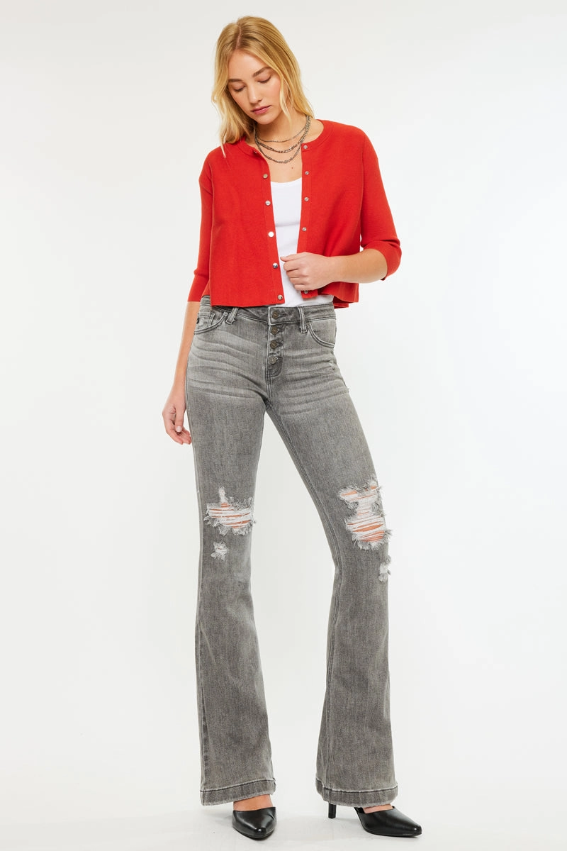 Harlo Mid Rise Flare Jeans