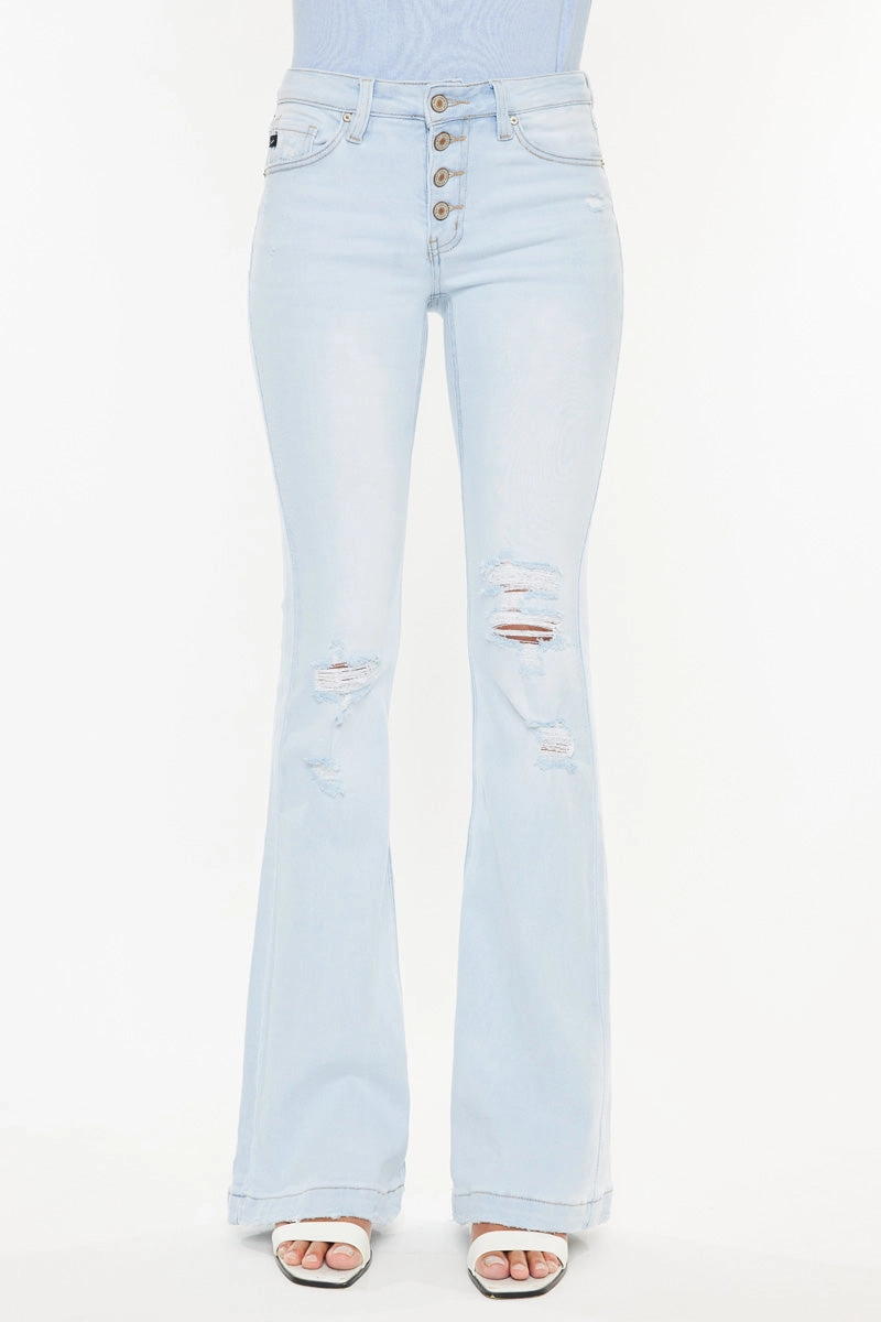 Harlowe Mid Rise Flare Jeans
