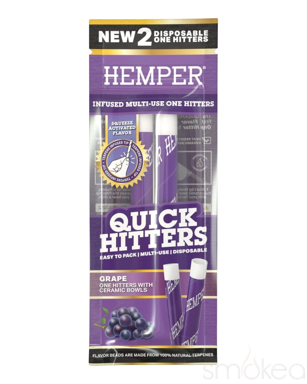 Hemper Quick Hitters Disposable One Hitters (2-Pack)