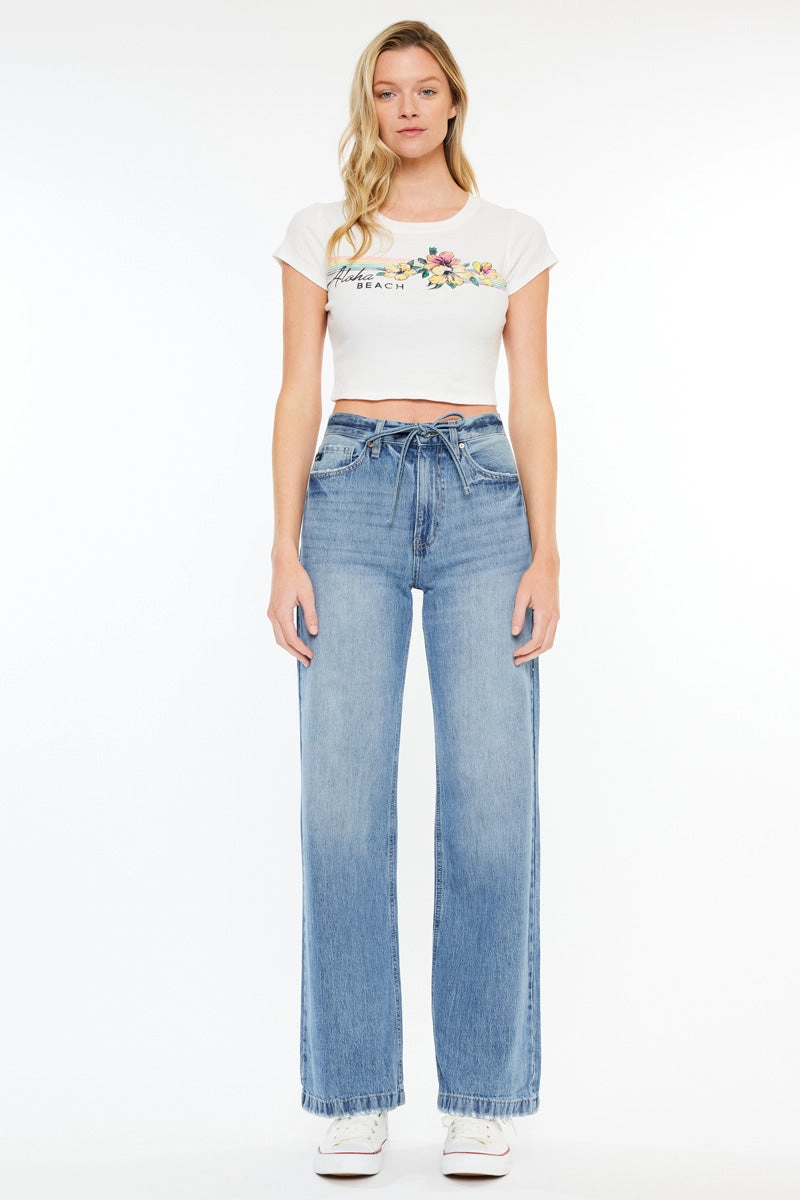 Hilo Ultra High Rise 90's Flare Jeans