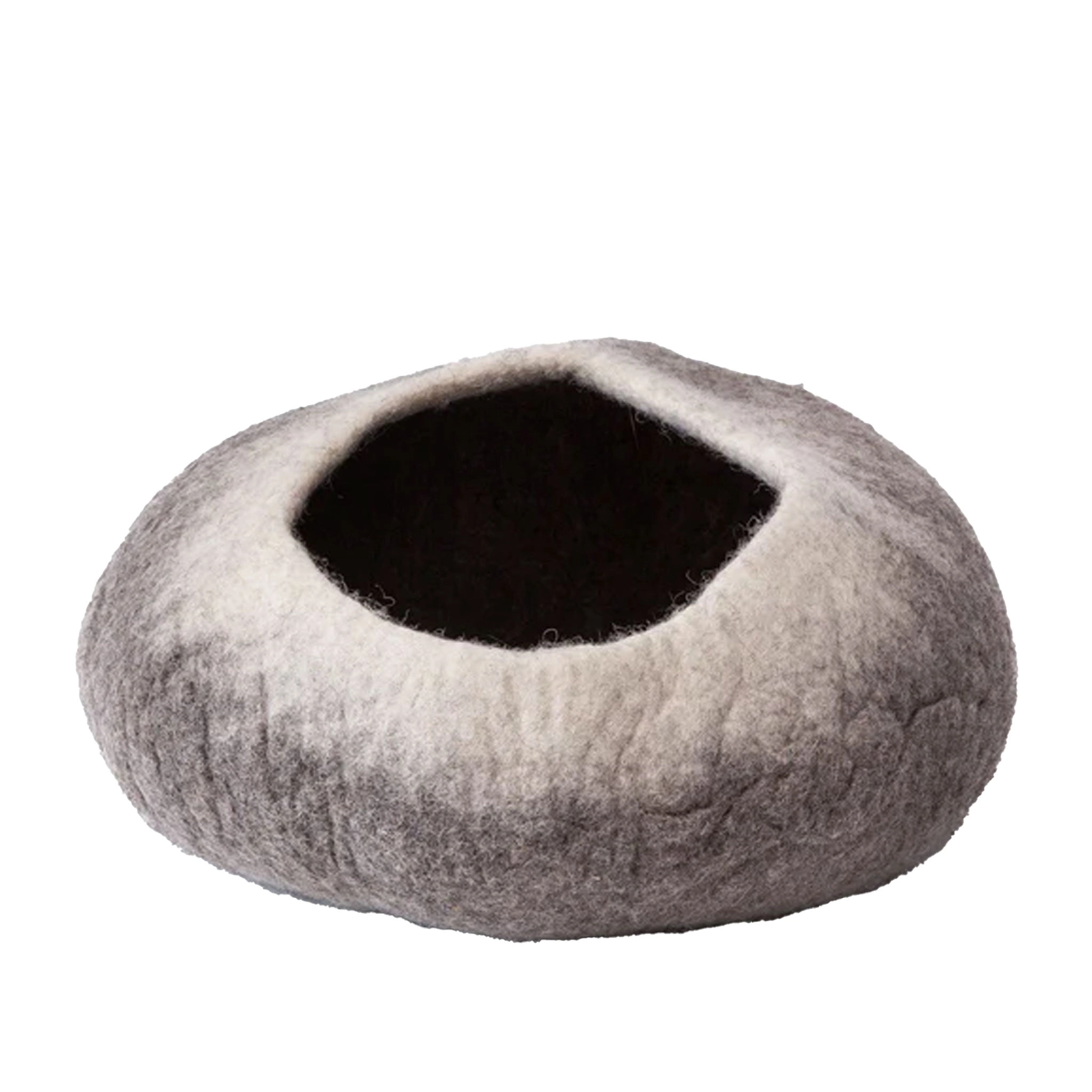 Karma Cat Felted Cave Natural/White Cat Beds