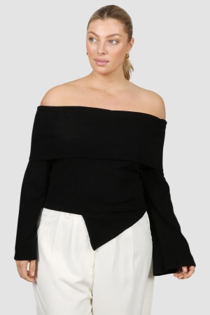 KENDALL TOP BLACK