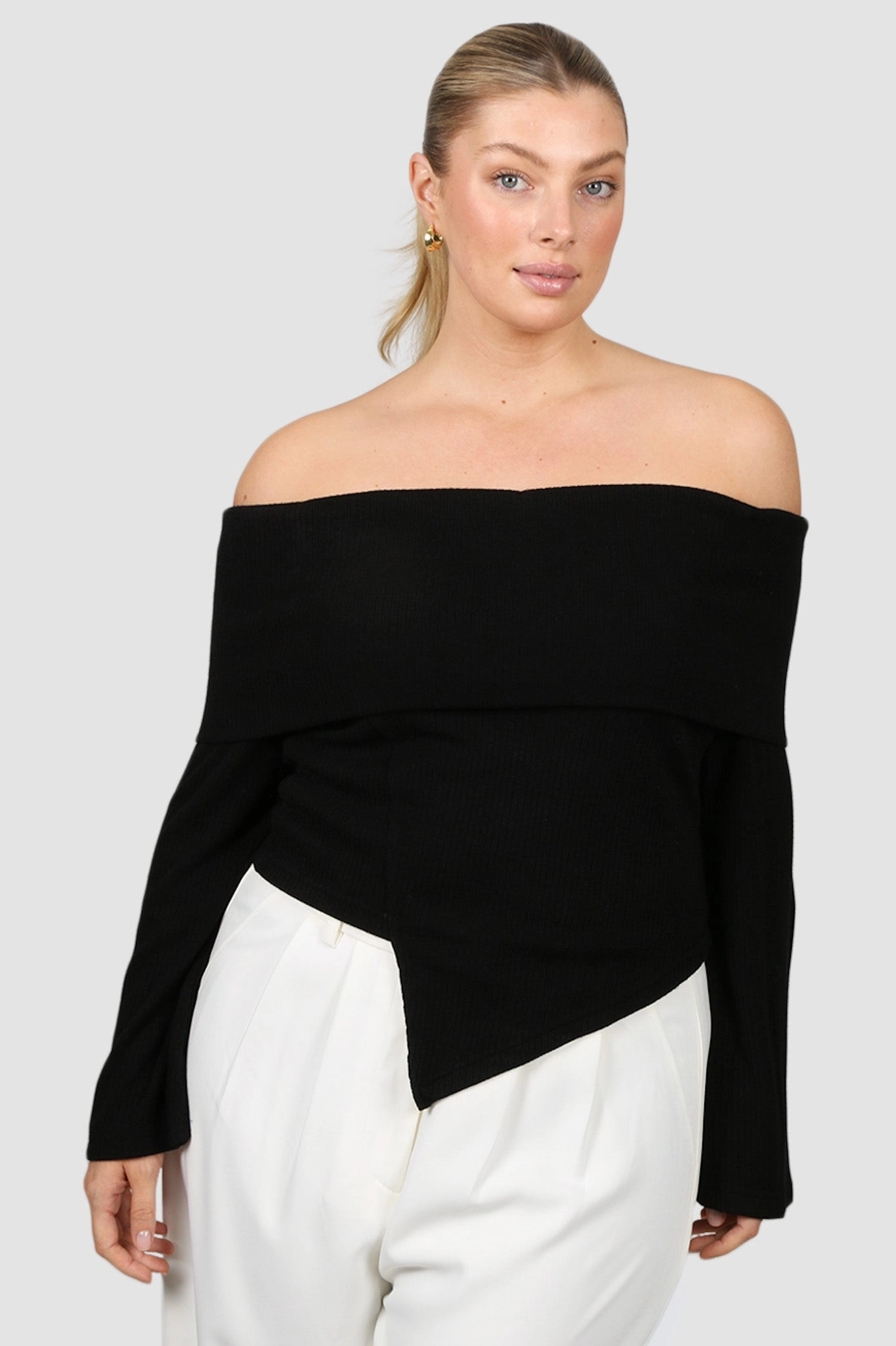 KENDALL TOP BLACK