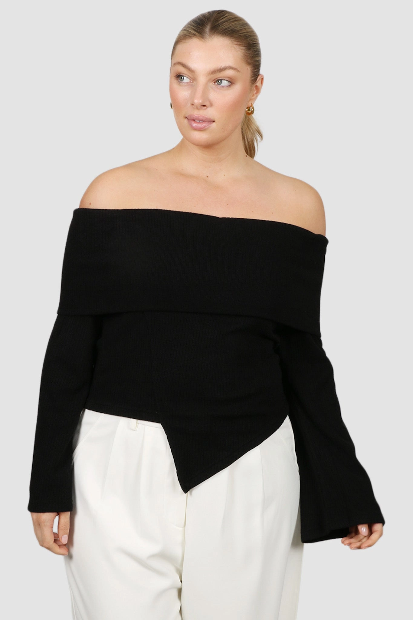 KENDALL TOP BLACK