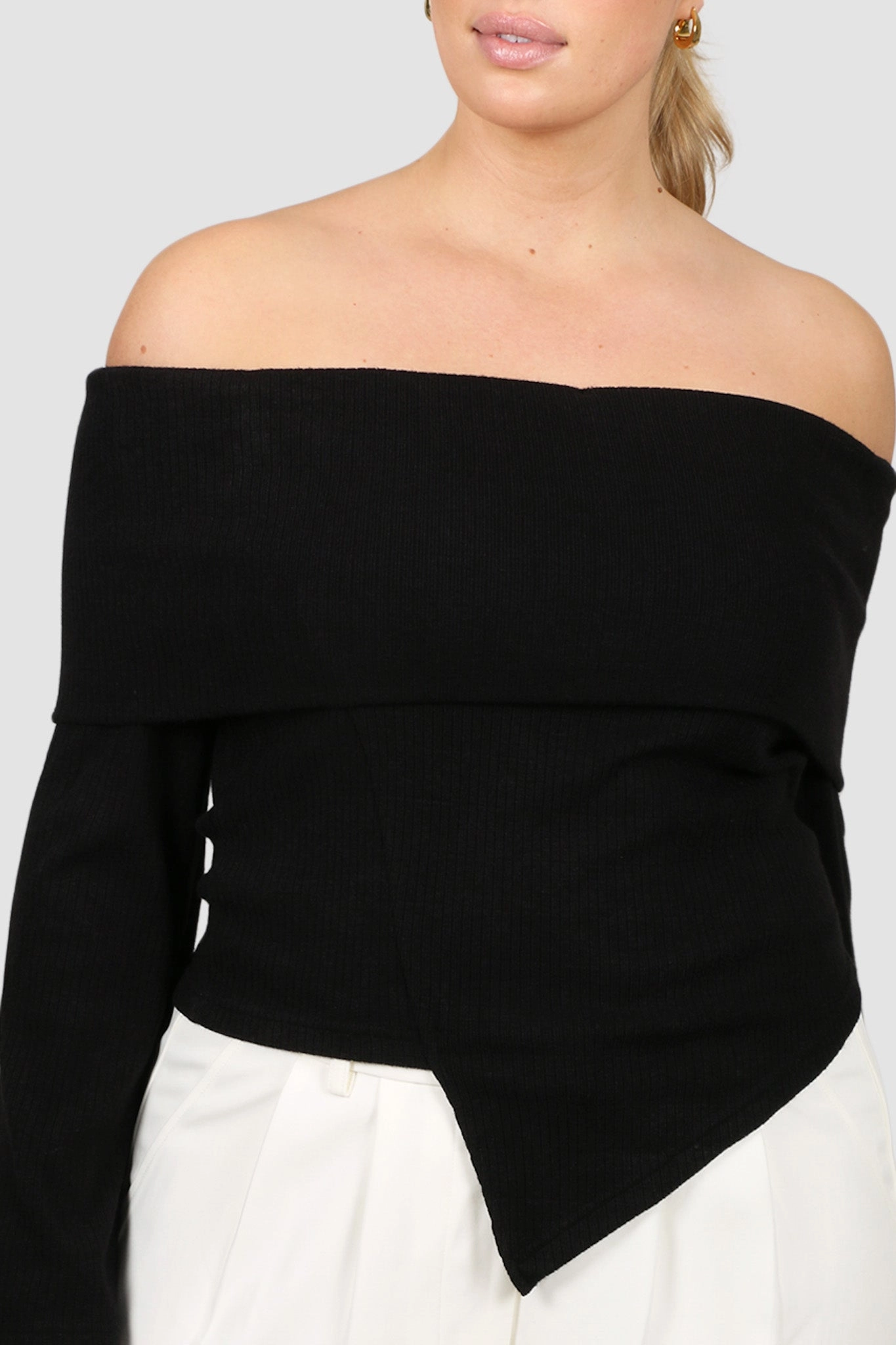 KENDALL TOP BLACK