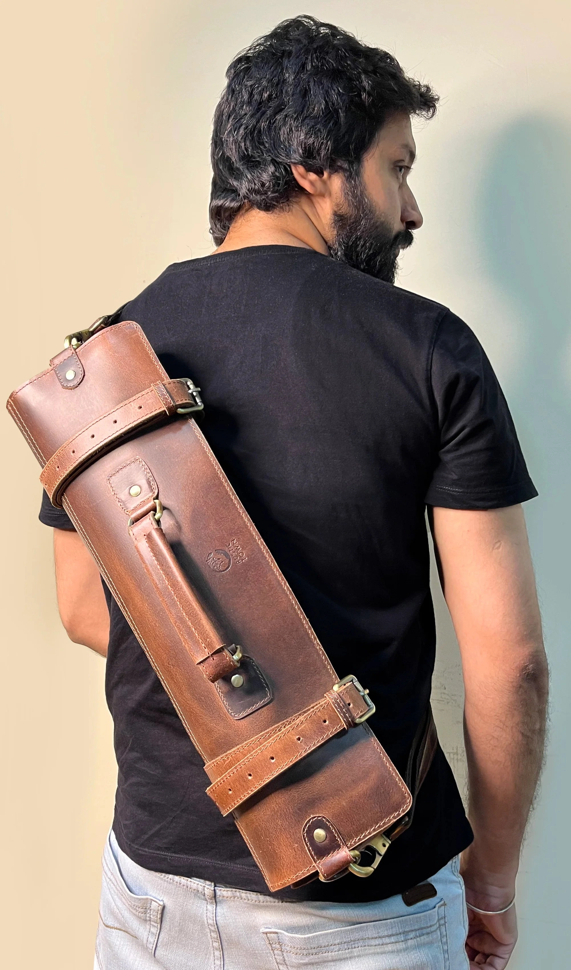 Koch Knife Roll (Dark Brown)