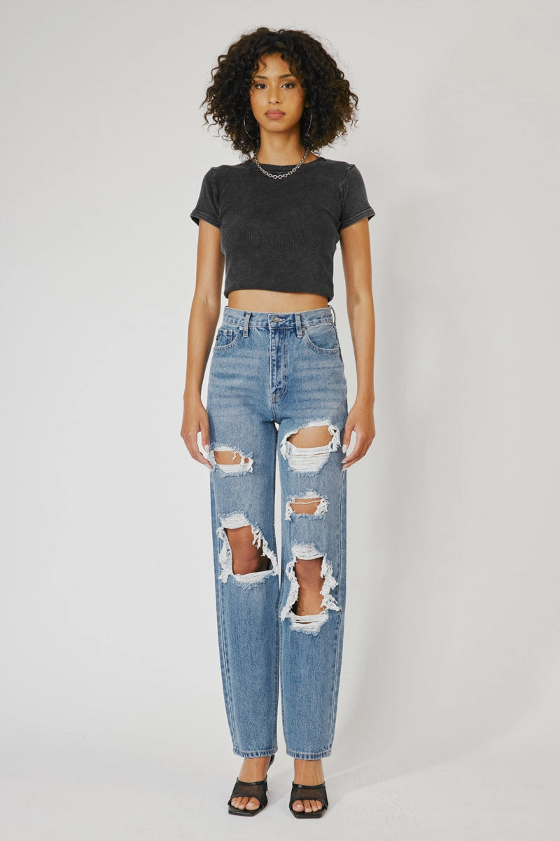 Kyla Ultra High Rise 90's Baggy Jeans