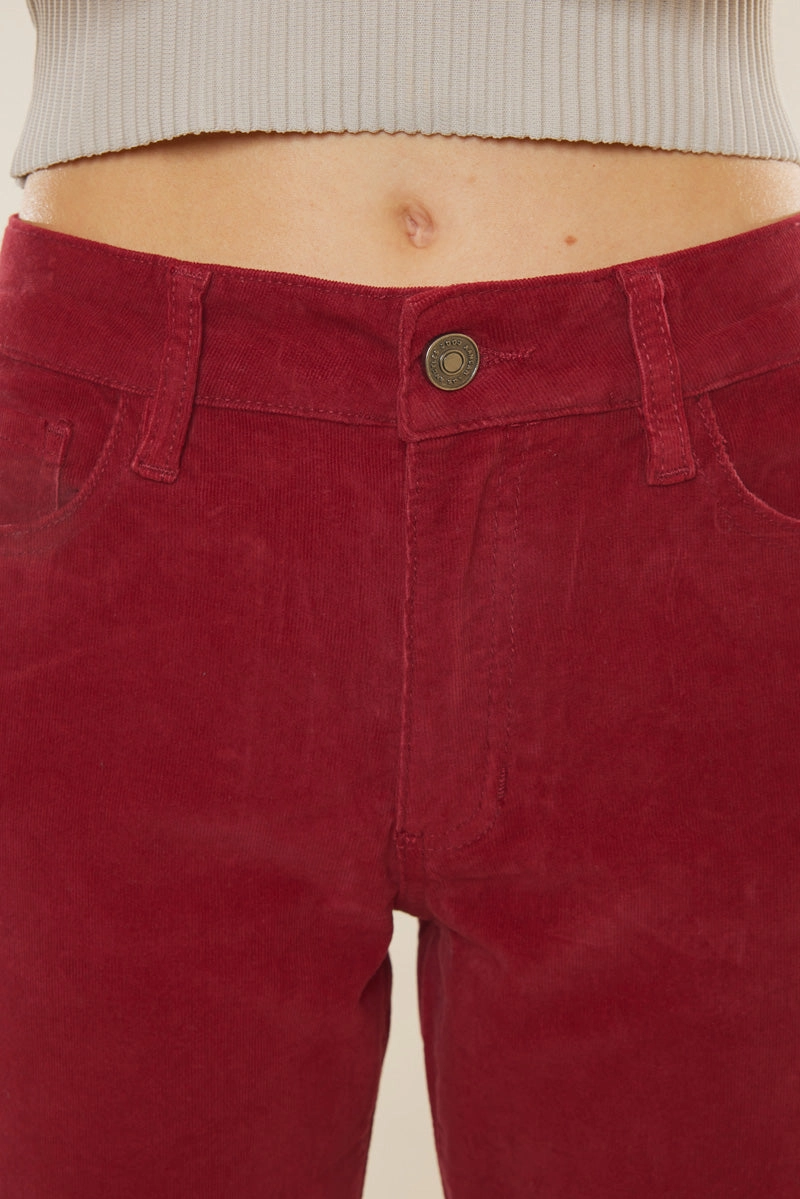 Leah High Rise Corduroy Mom Jeans