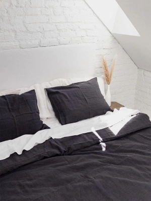 Linen Sheets Set | Charcoal