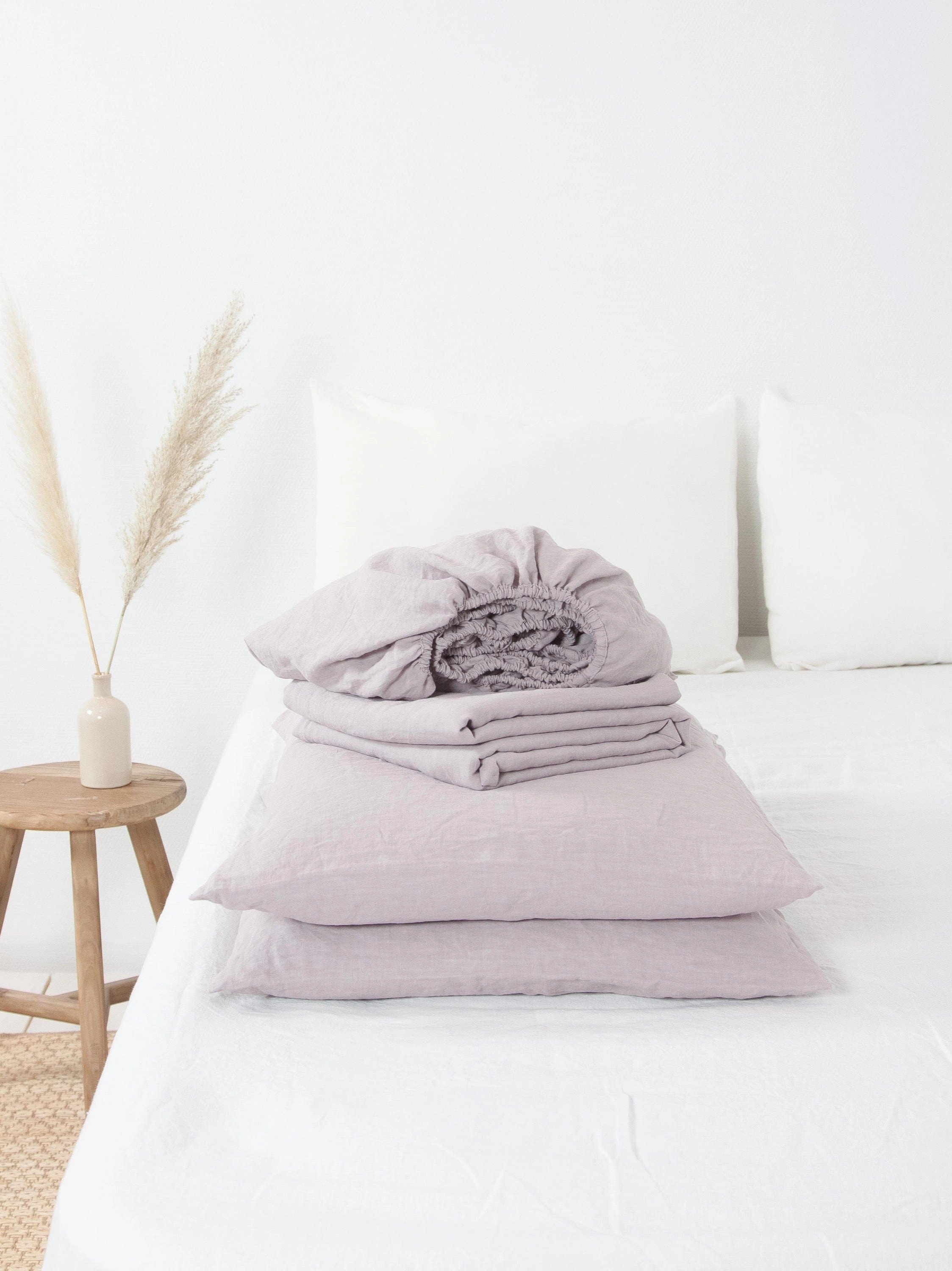 Linen Sheets Set | Dusty Rose