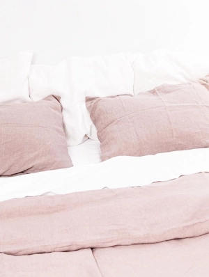 Linen Sheets Set | Rosy Brown