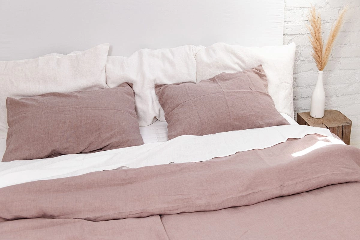 Linen Sheets Set | Rosy Brown