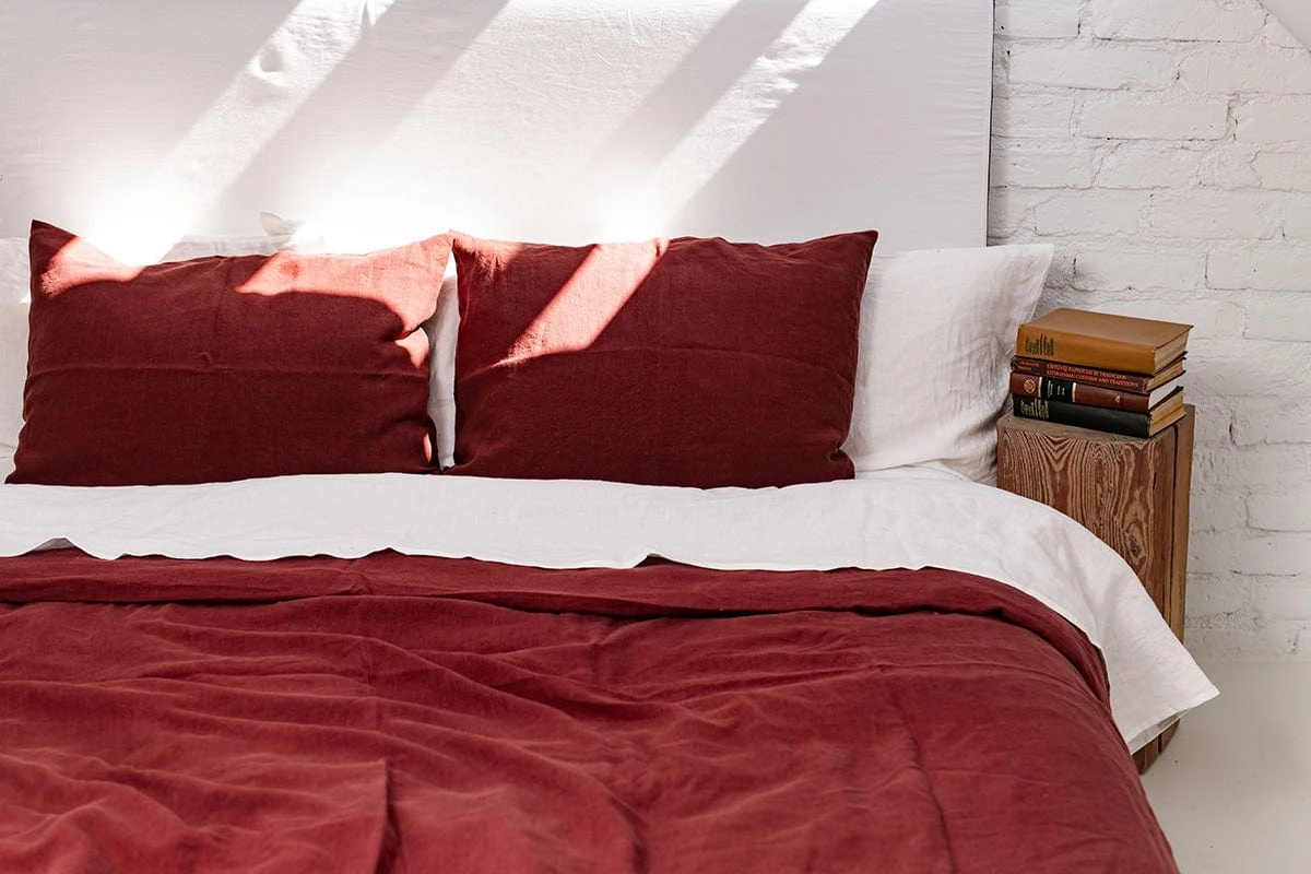 Linen Sheets Set | Terracotta
