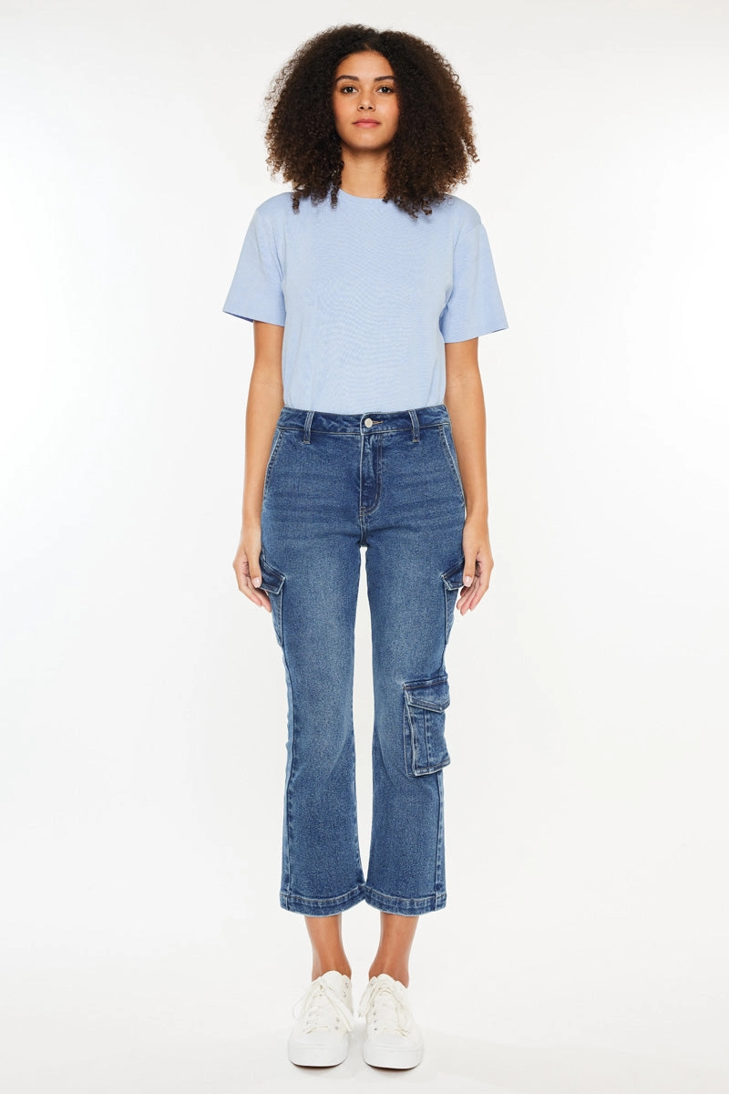 Lucia High Rise Kick-Flare Jeans