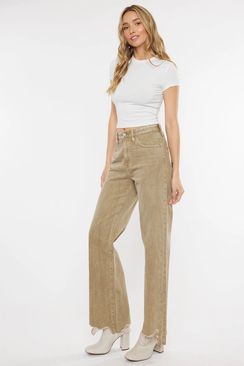 Mikaella Ultra High Rise 90's Flare Jeans