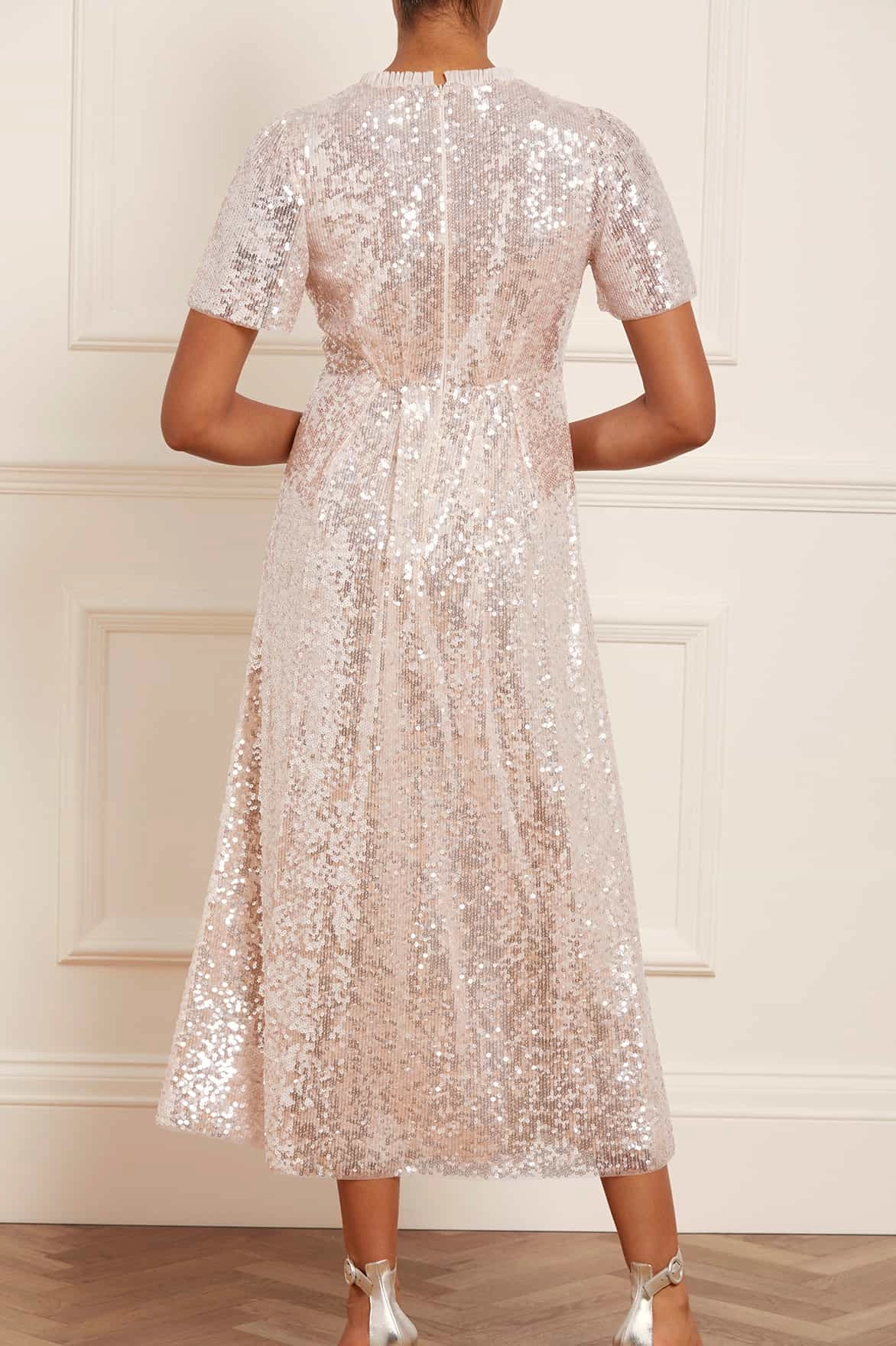 Mila Gloss Ankle Gown