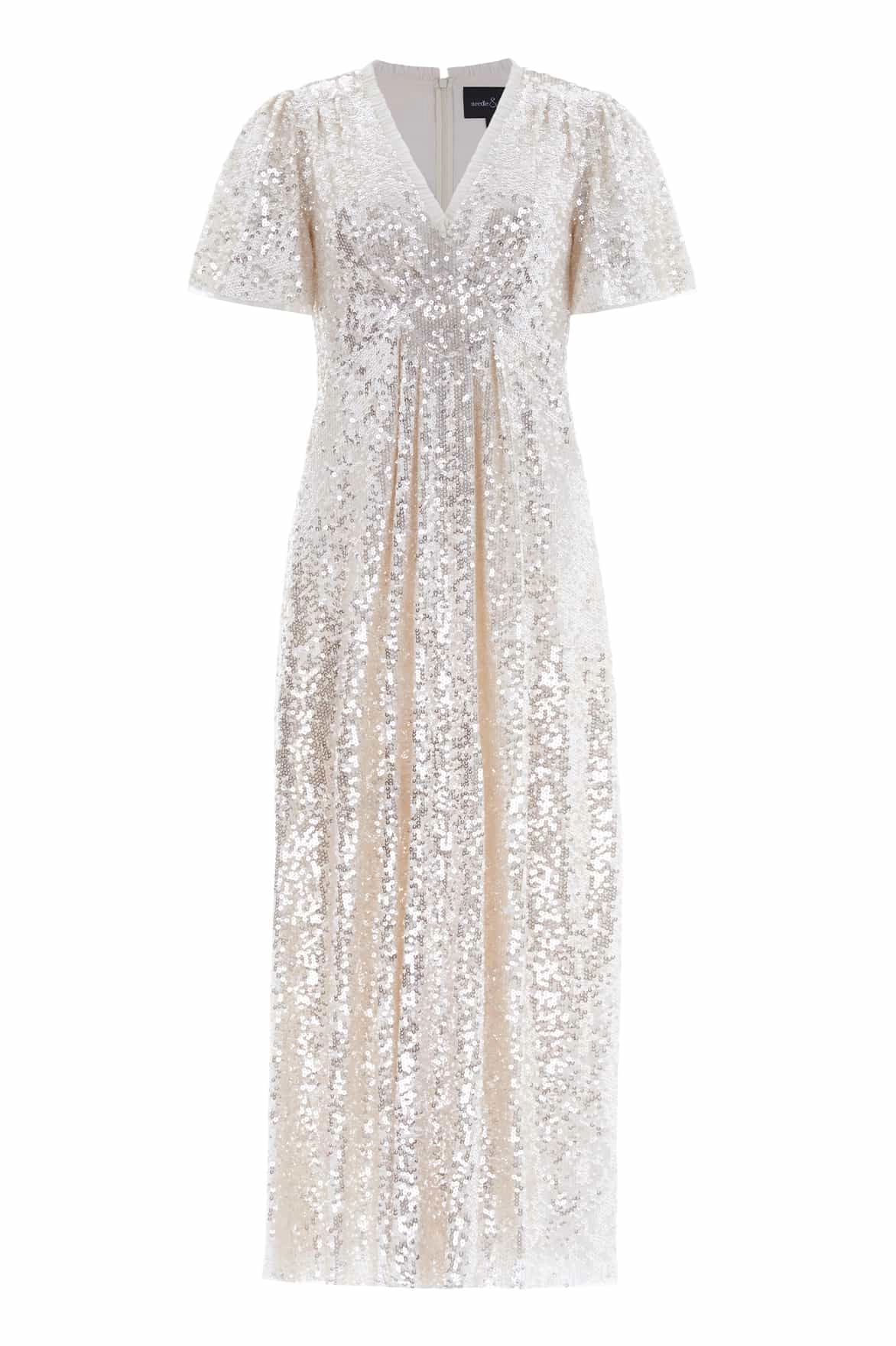 Mila Gloss Ankle Gown