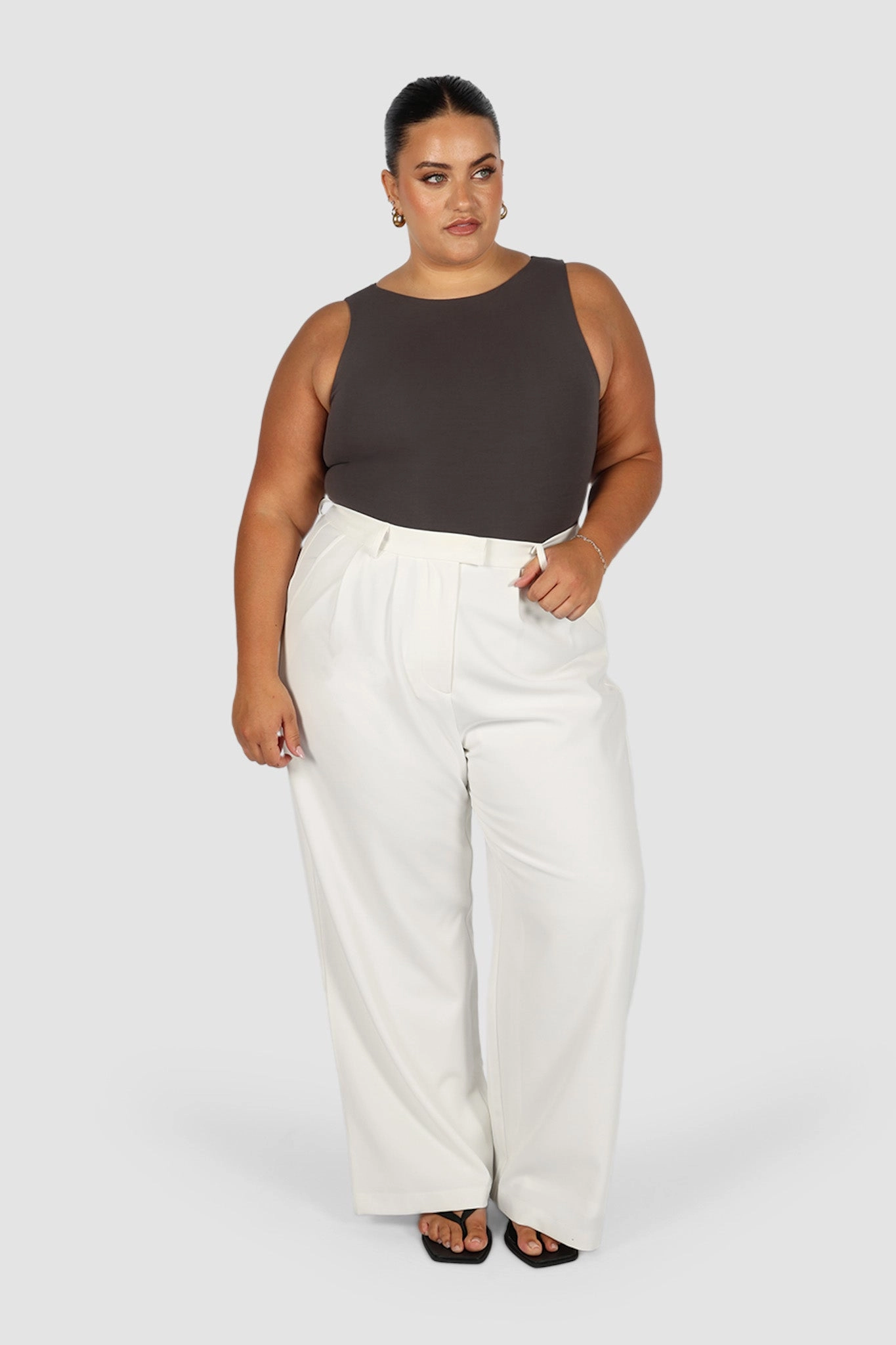 NOLA TOP CHARCOAL