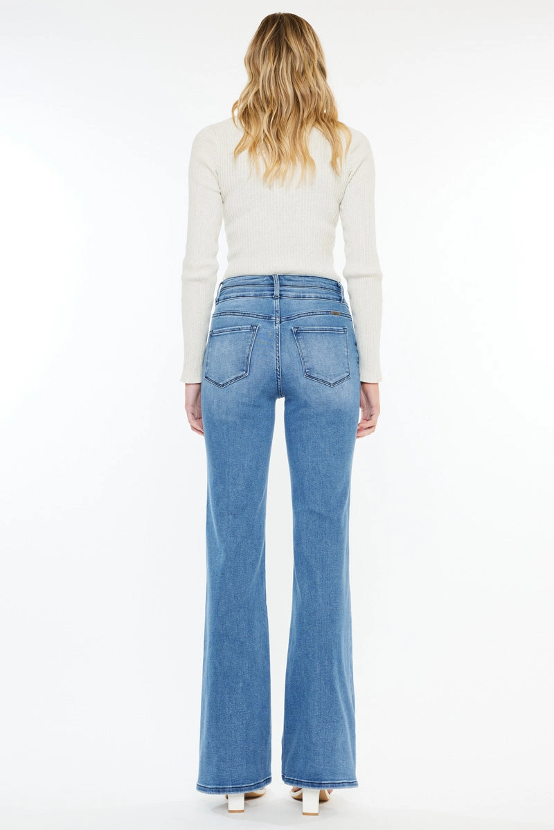 Onyx Essentials Ultra High Rise Wide Flare Jeans