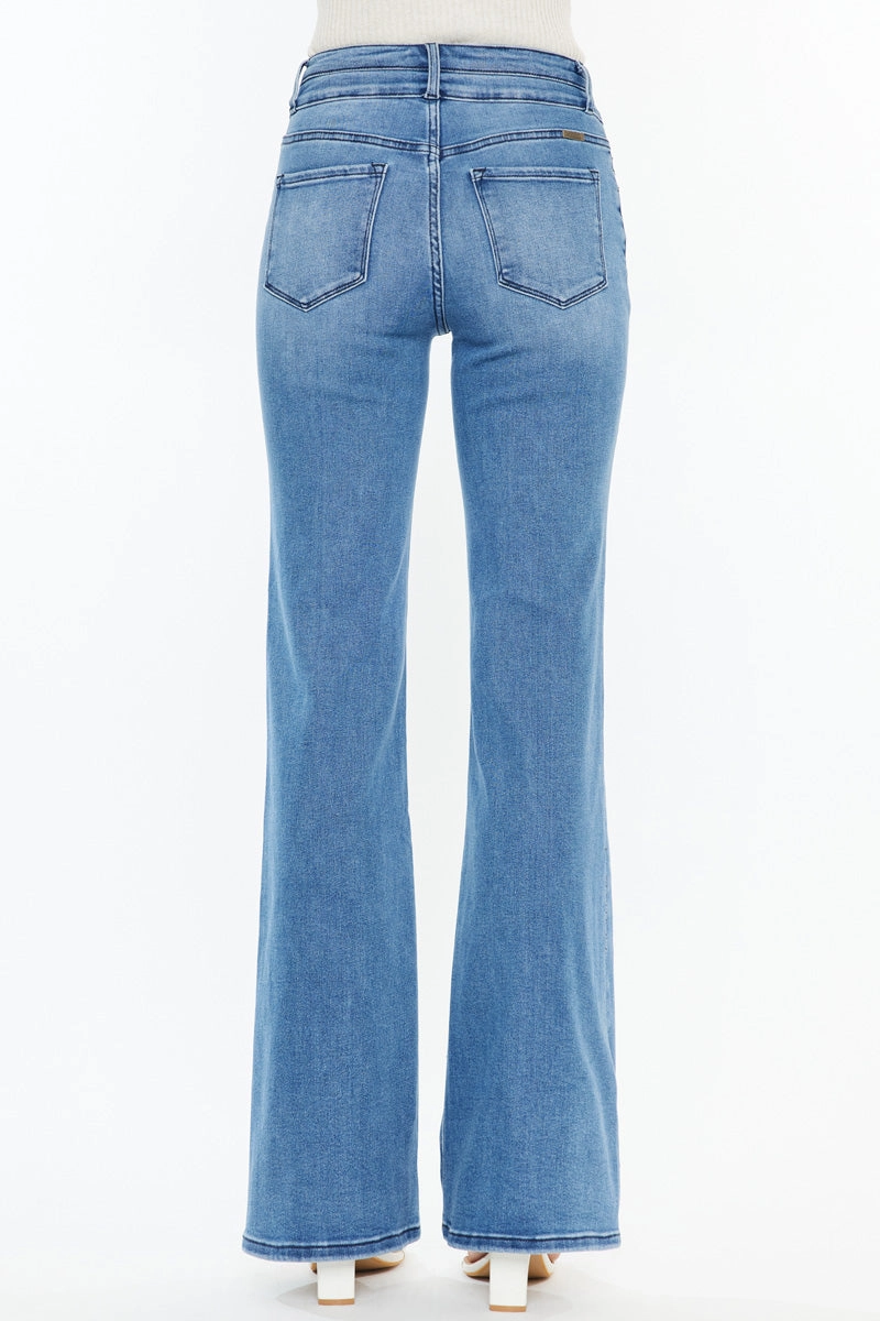 Onyx Essentials Ultra High Rise Wide Flare Jeans