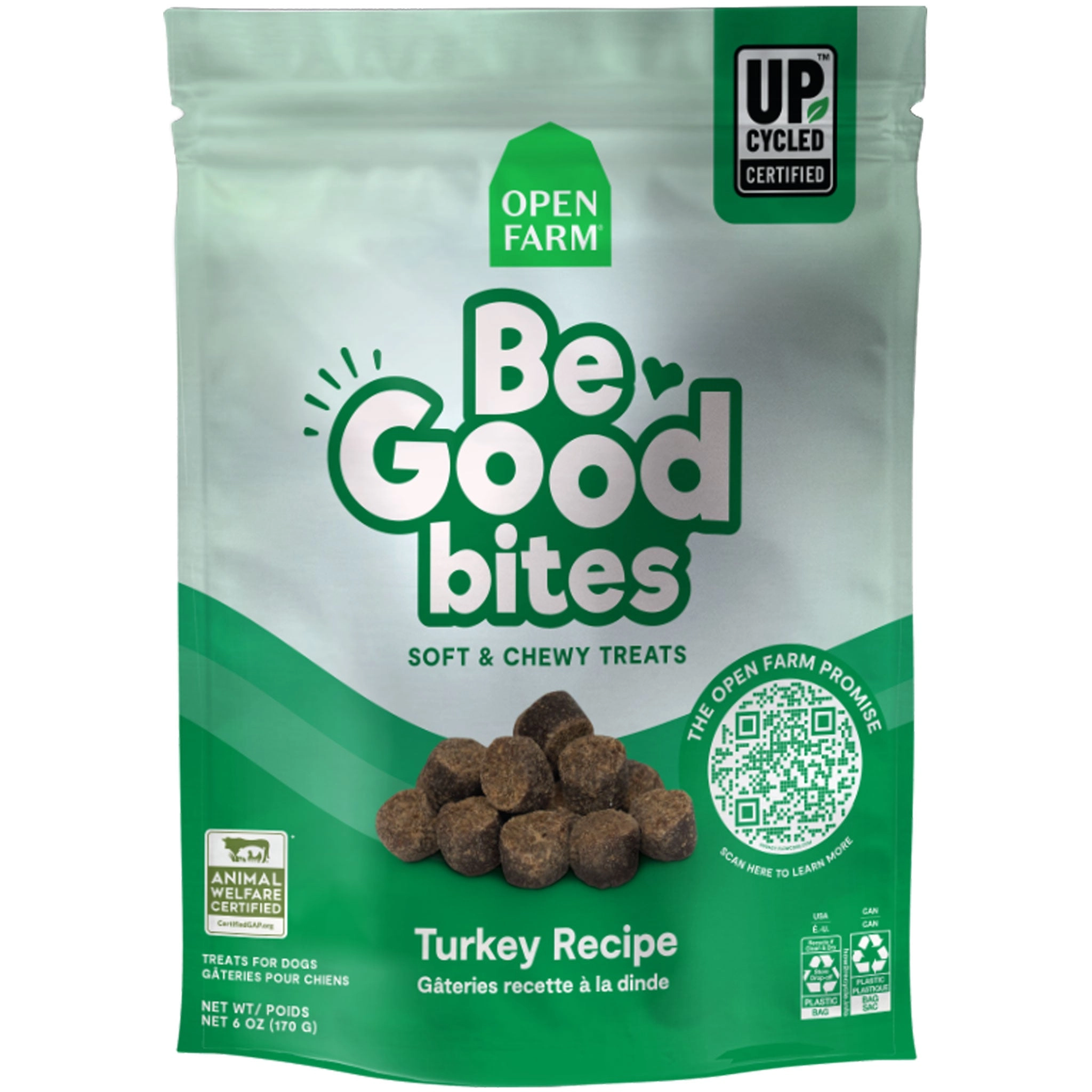 Open Farm Be Good Bites Turkey Dog Treats