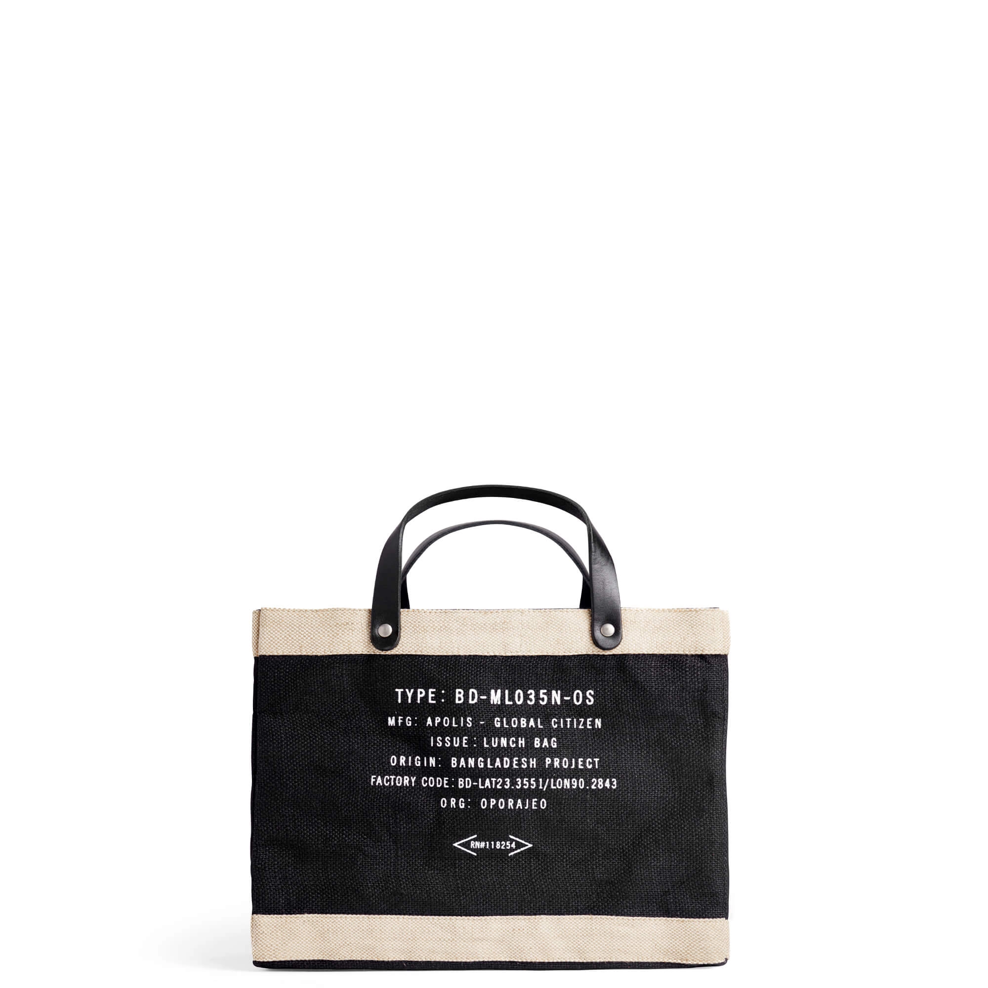 Petite Market Bag in Black for L.A. ALTADENA