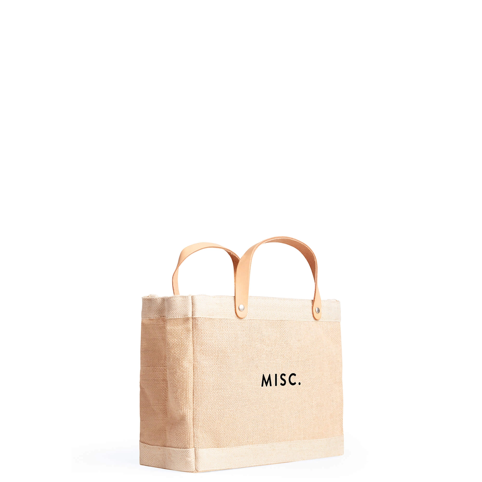 Petite Market Bag in Natural with MISC