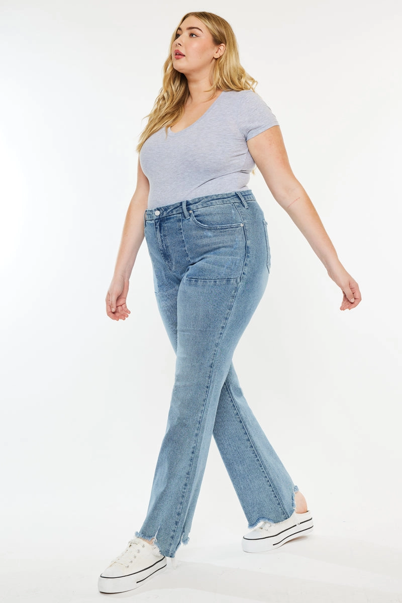 Poppy  High Rise Flare Petite (Plus Size)