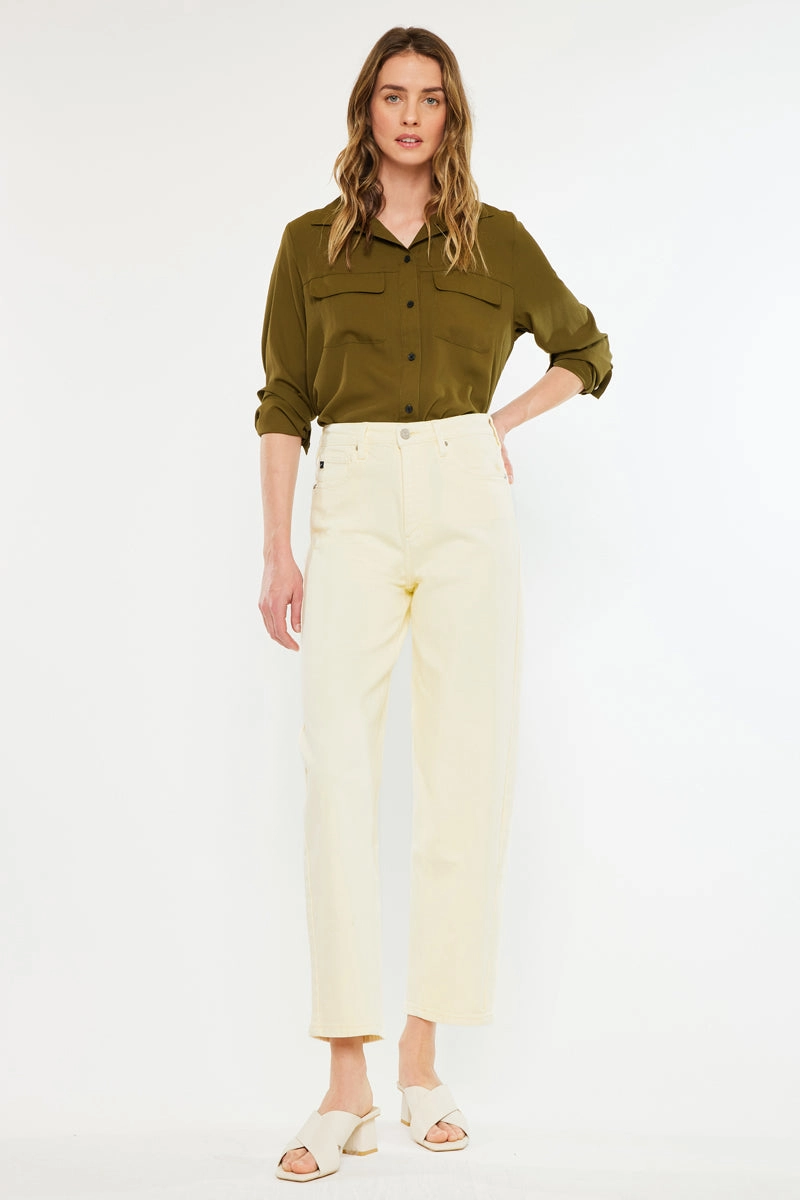 Retrice High Rise Slim Balloon Jeans