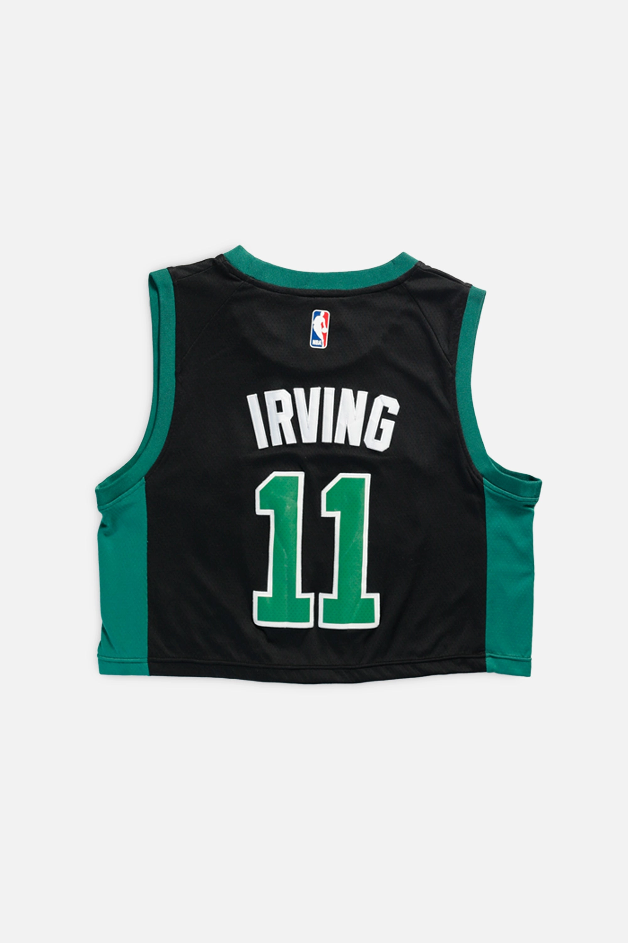 Rework Boston Celtics NBA Crop Jersey - L