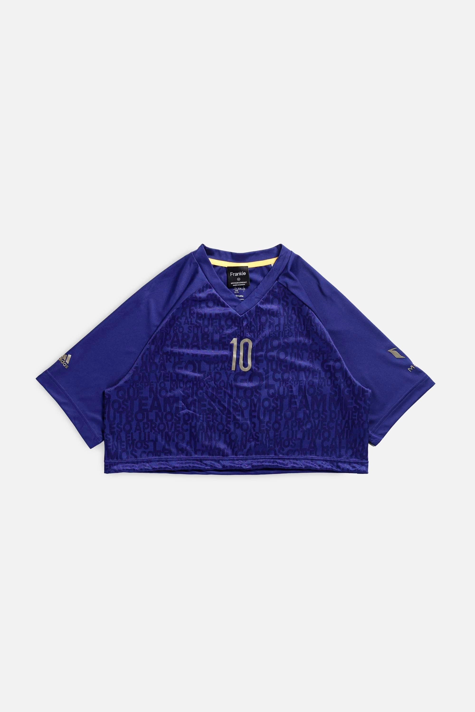 Rework Crop Argentina Soccer Jersey - M