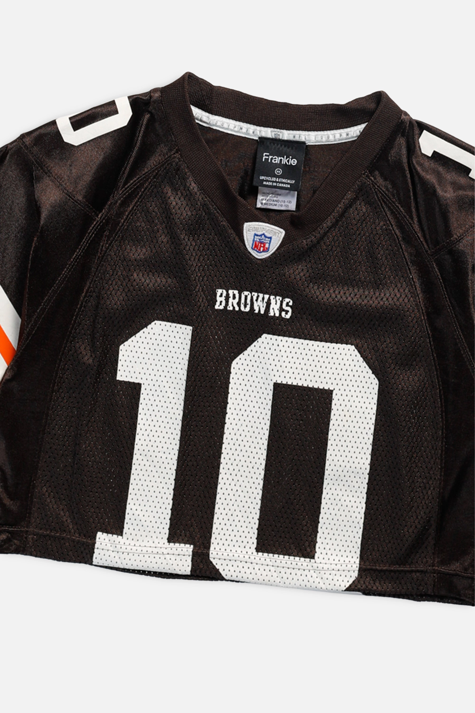 Rework Crop Cleveland Browns NFL Jersey - XS