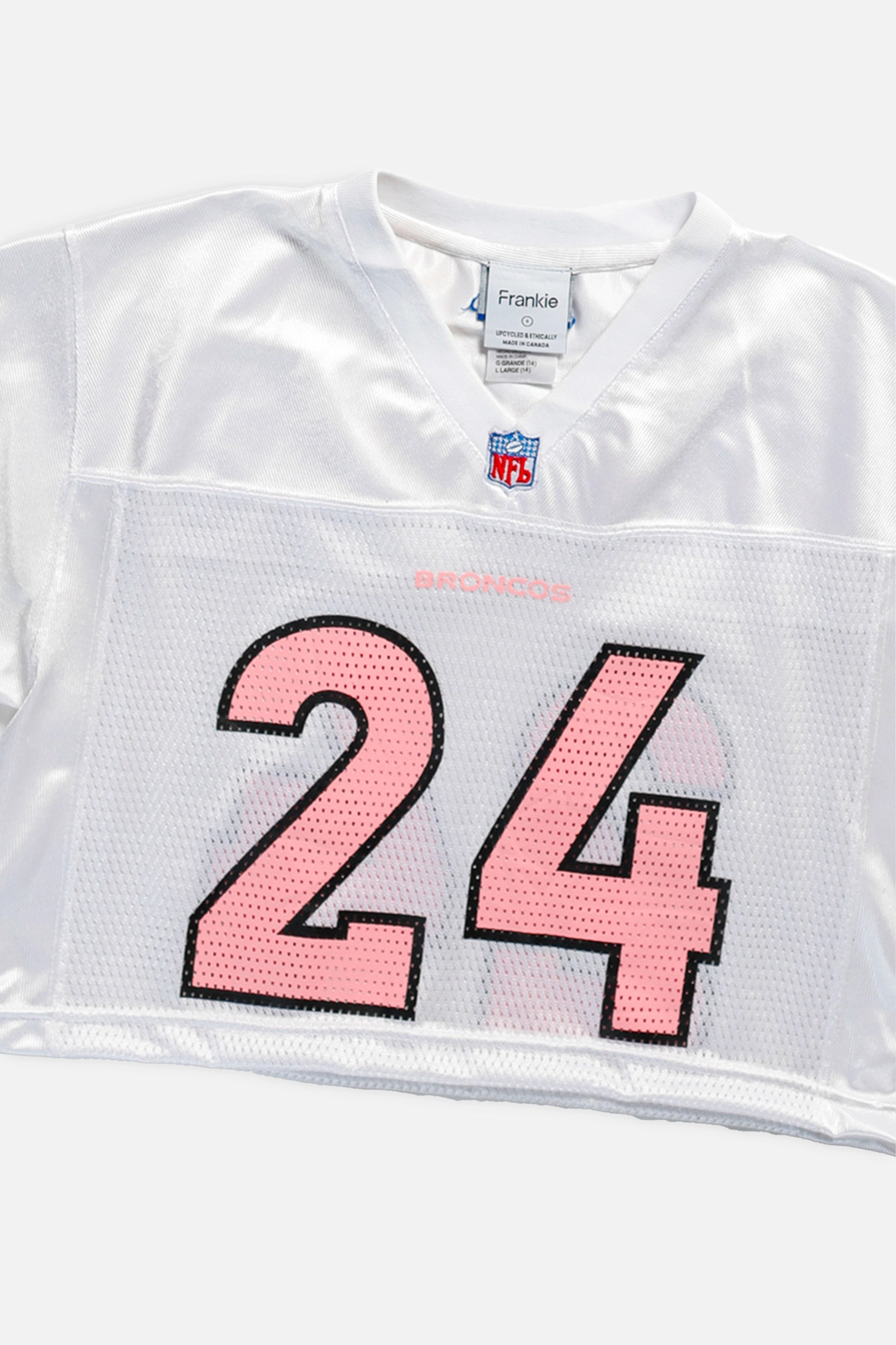 Rework Crop Denver Broncos NFL Jersey - S