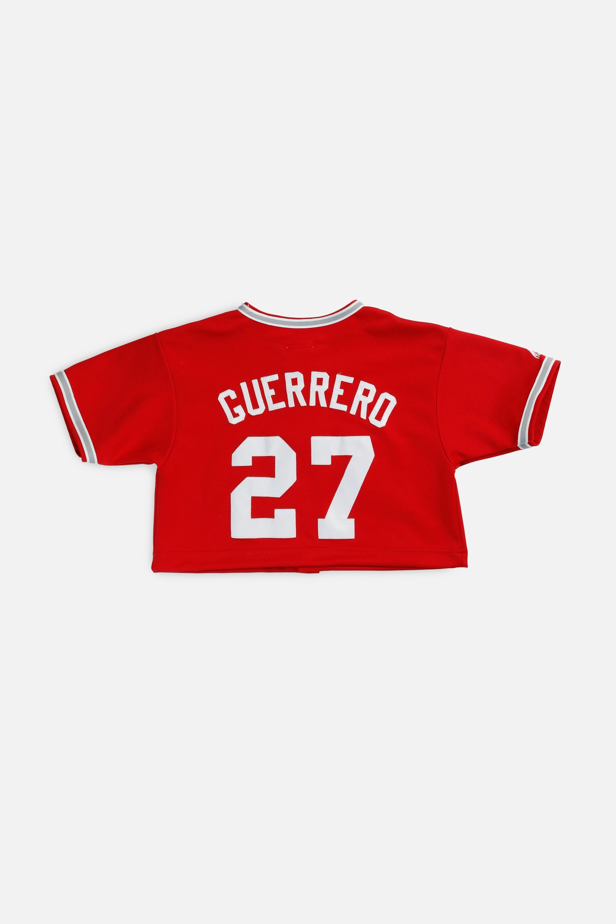 Rework Crop LA Angels MLB Jersey - XS