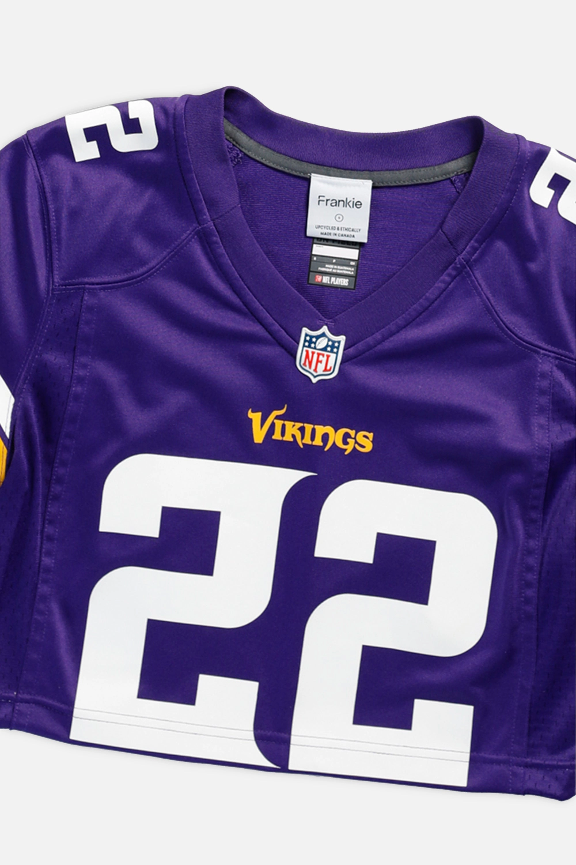 Rework Crop Minnesota Vikings NFL Jersey - S