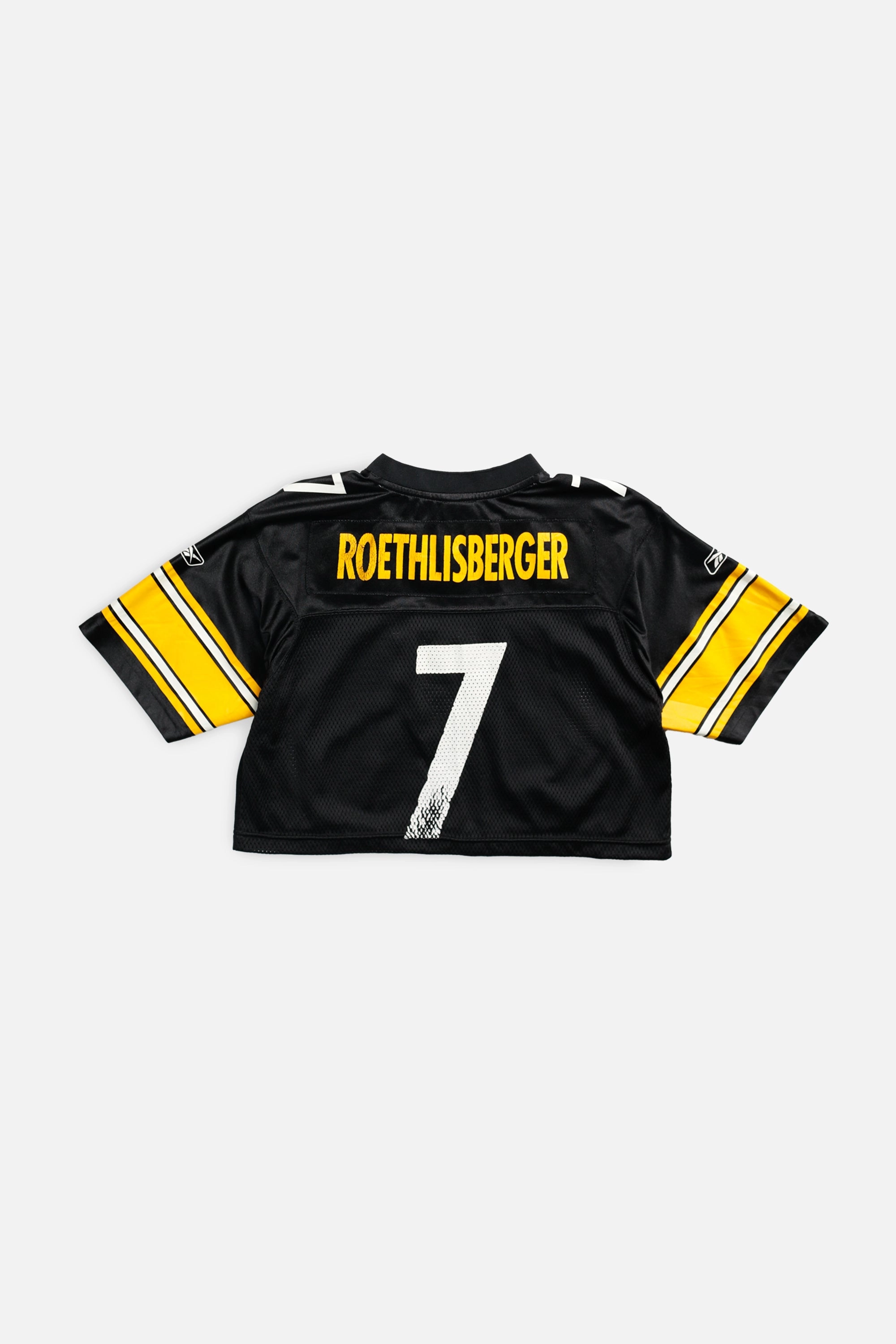 Rework Crop Pittsburgh Steelers NFL Jersey - S