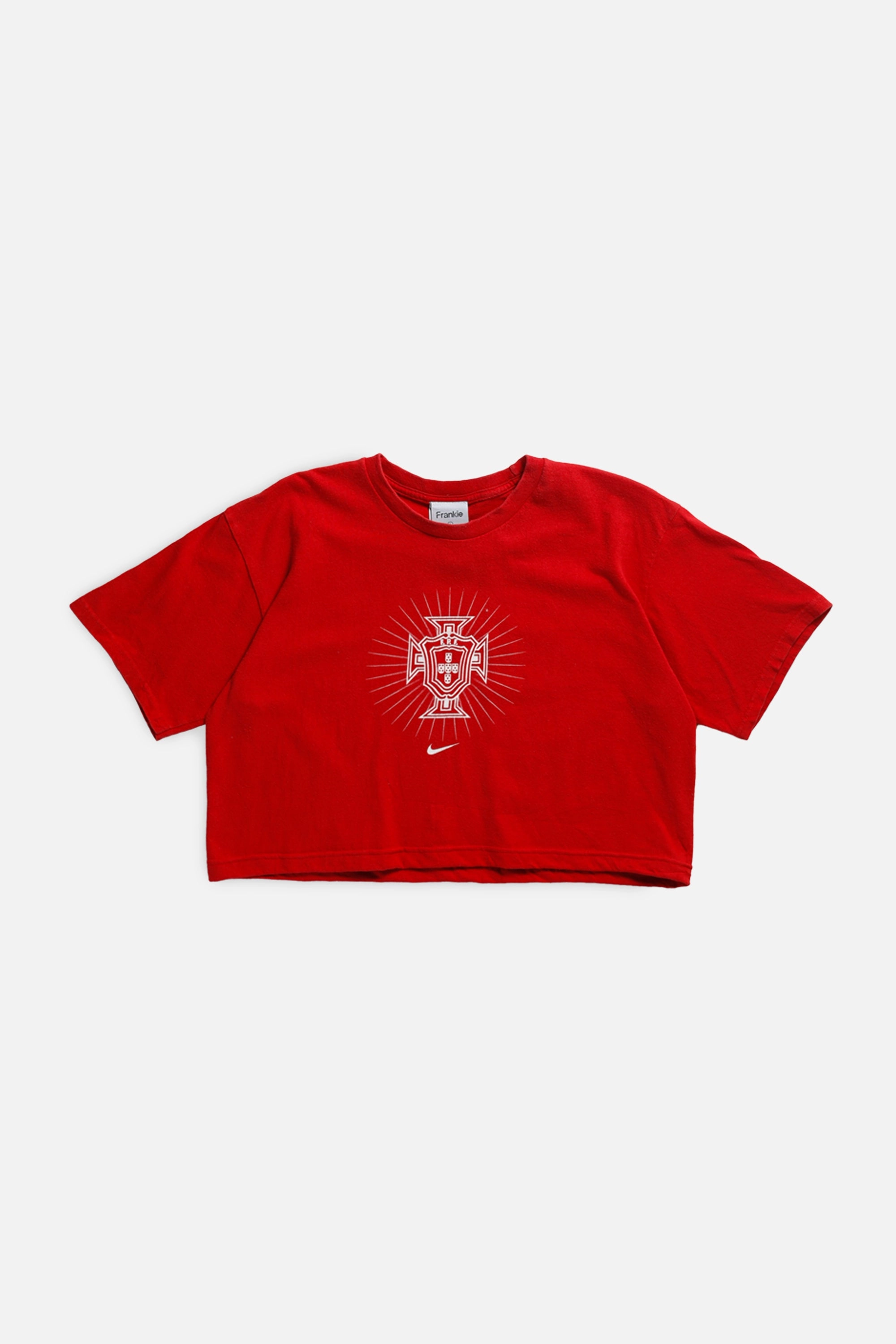 Rework Crop Portugal Soccer Tee - L