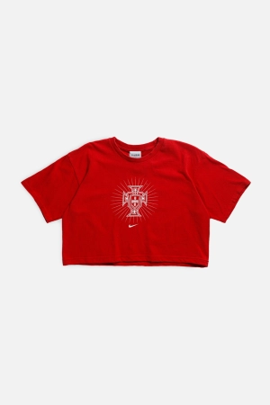 Rework Crop Portugal Soccer Tee - L