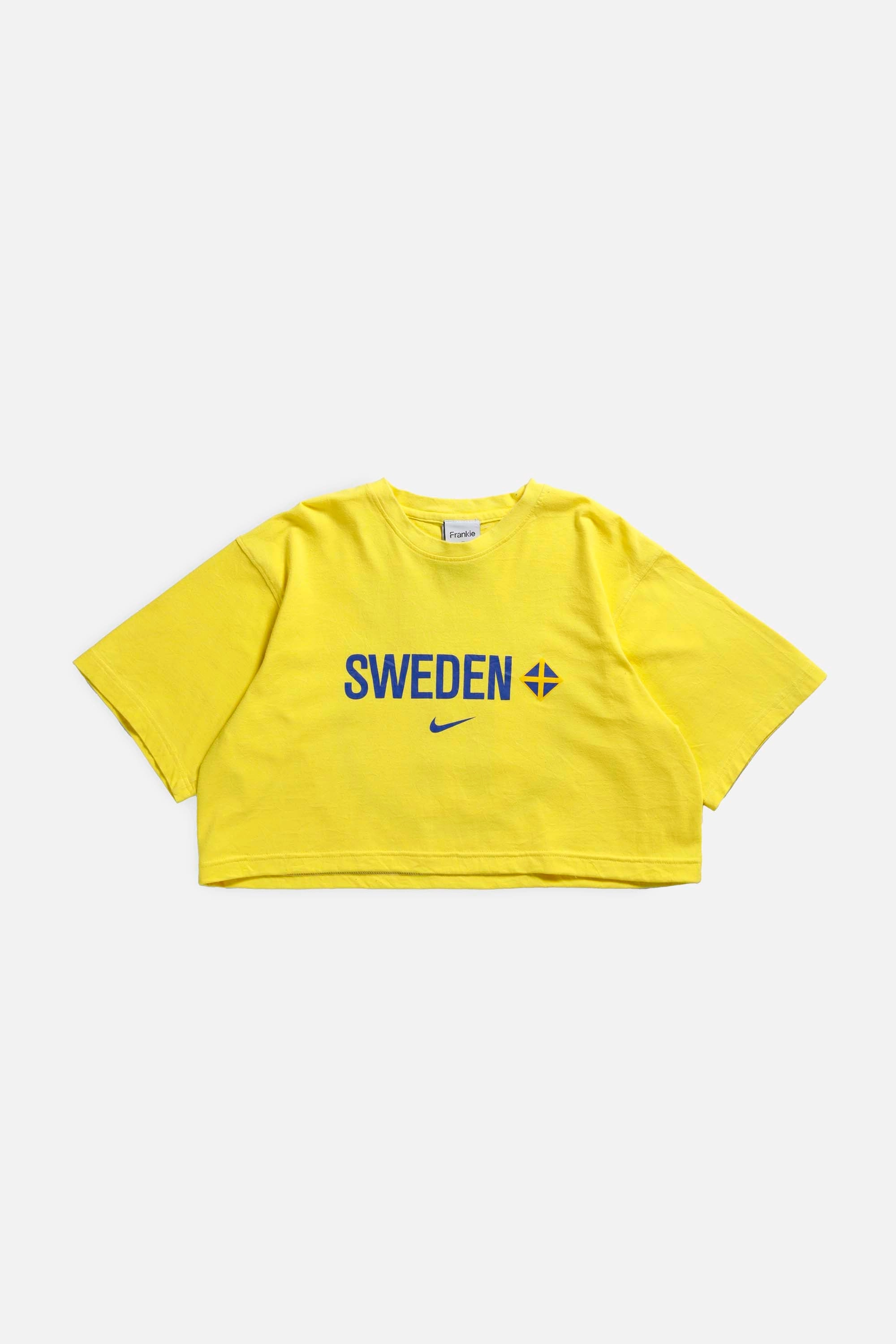 Rework Crop Sweden Soccer Tee - L