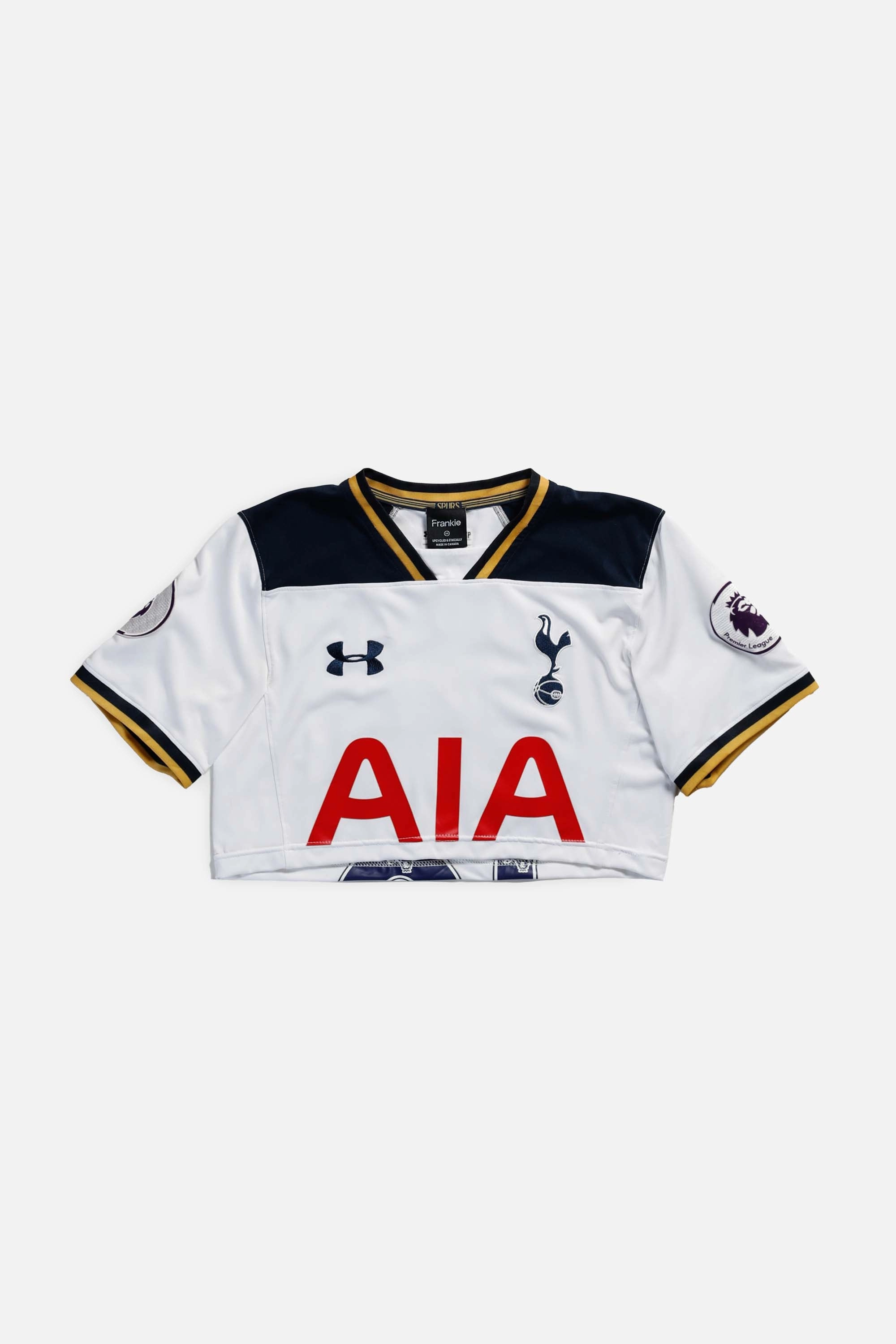 Rework Crop Tottenham Hotspur Soccer Jersey - XS