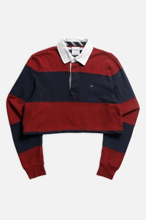 Rework Cropped Rugby Shirt - S