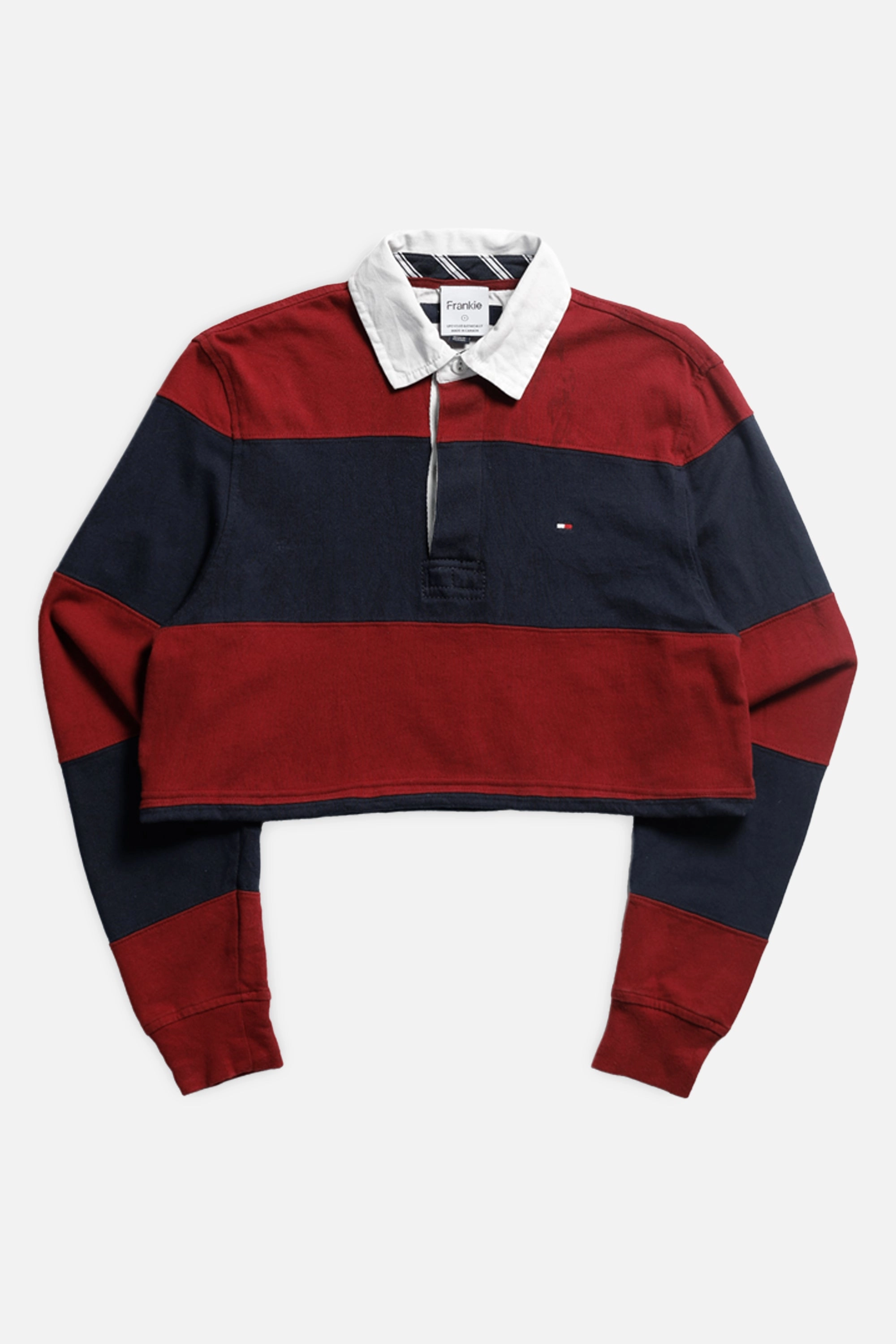 Rework Cropped Rugby Shirt - S