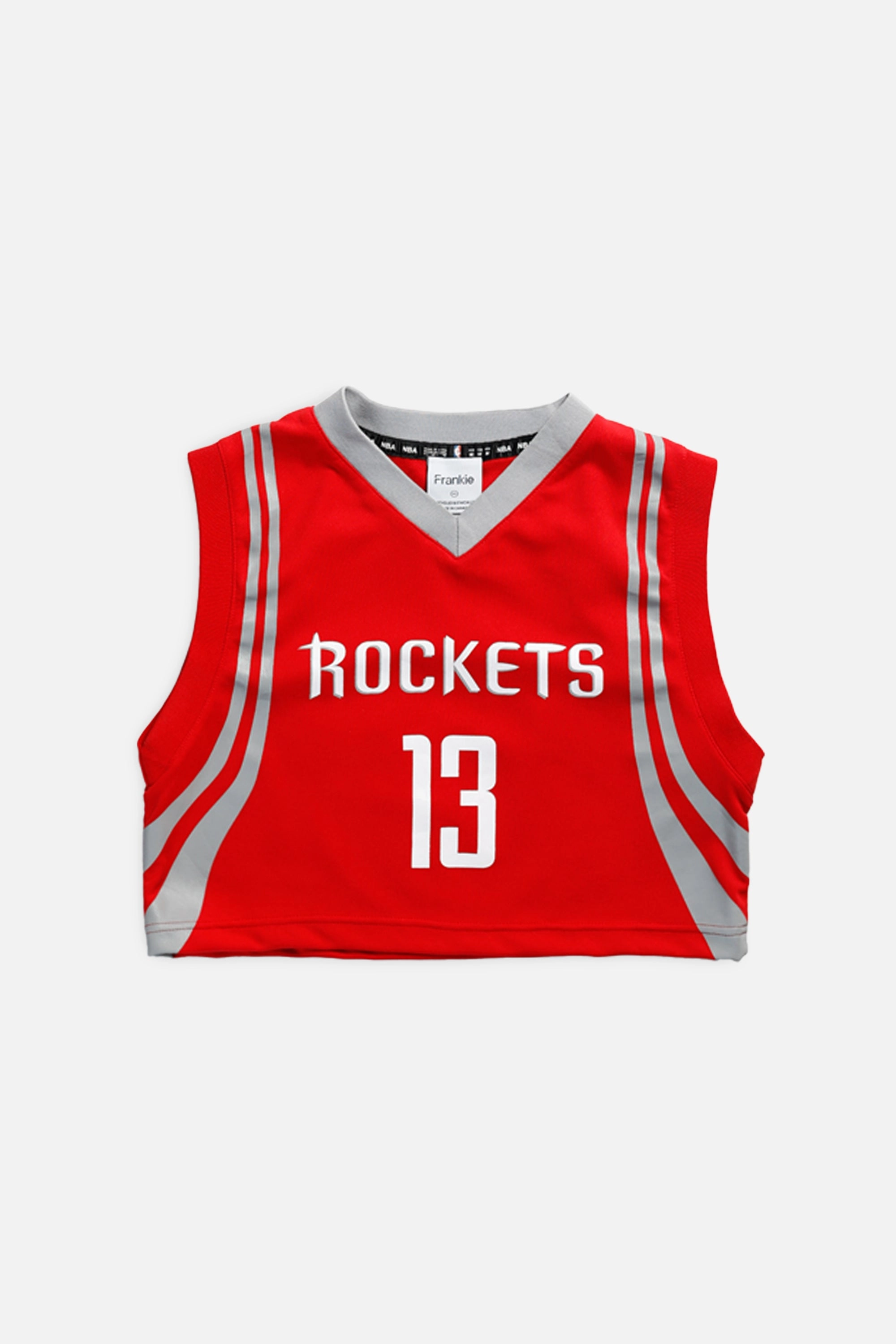 Rework Houston Rockets NBA Crop Jersey - XS